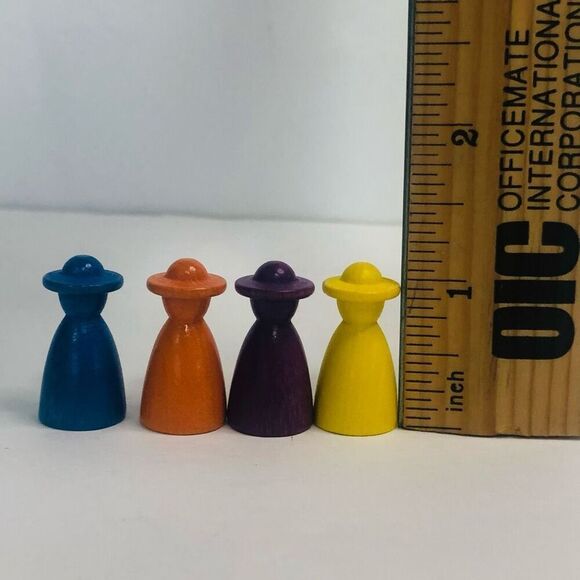 vtg 1994 ravensburger enchanted forest board game replacement wooden figure 1 in - Picture 3 of 5